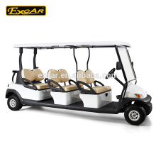 Electric buggy car, chinese 6 seater Trojan battery electric golf cart for sale